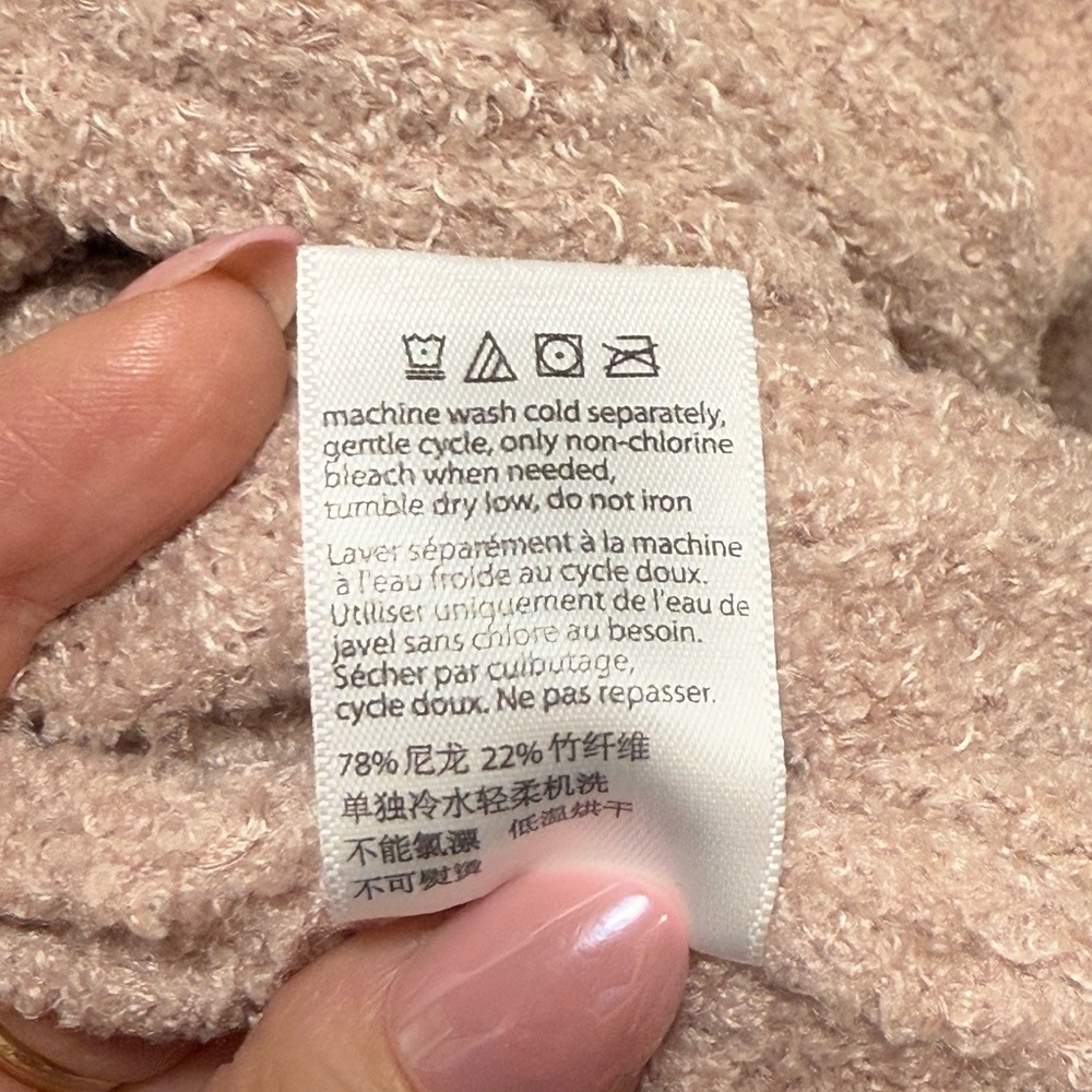 Barefoot Dreams Soft Pink Cardigan size 1X - Picture 4 of 6